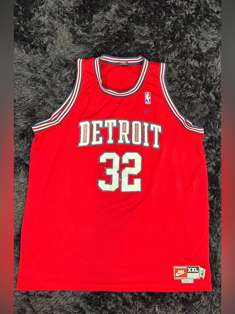 Vintage Nike RICHARD HAMILTON Detroit Pistons 1975 Rewind Swingman Jersey XXL